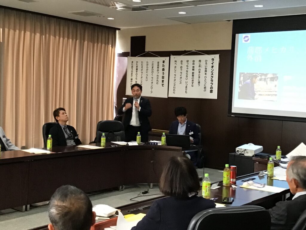 有限会社まんてん 代表取締役社長 黒田孝弘氏の講演を拝聴【奉仕活動】